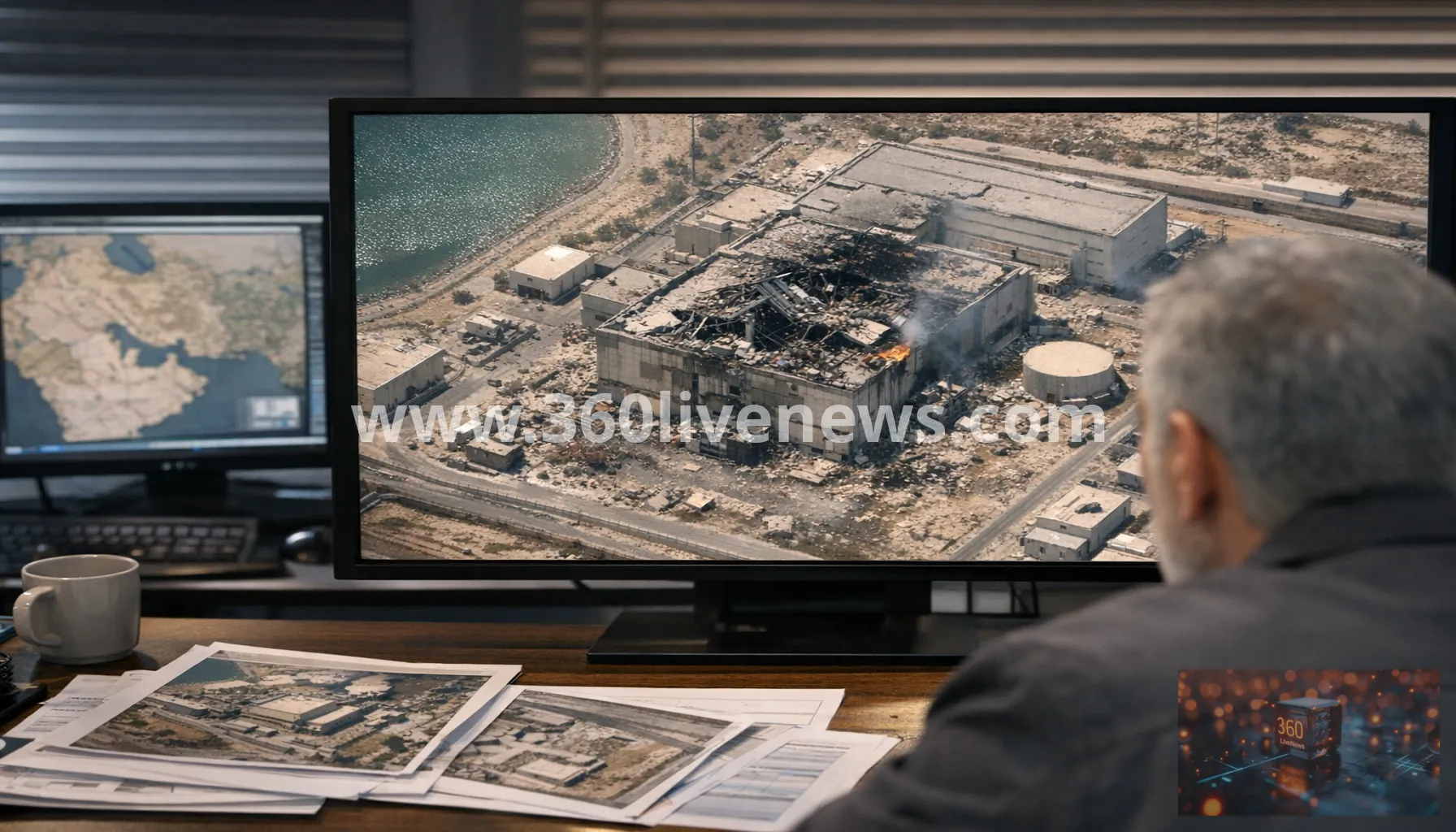 Satellite images show damage inside Iran's Bushehr nuclear complex after US strikes