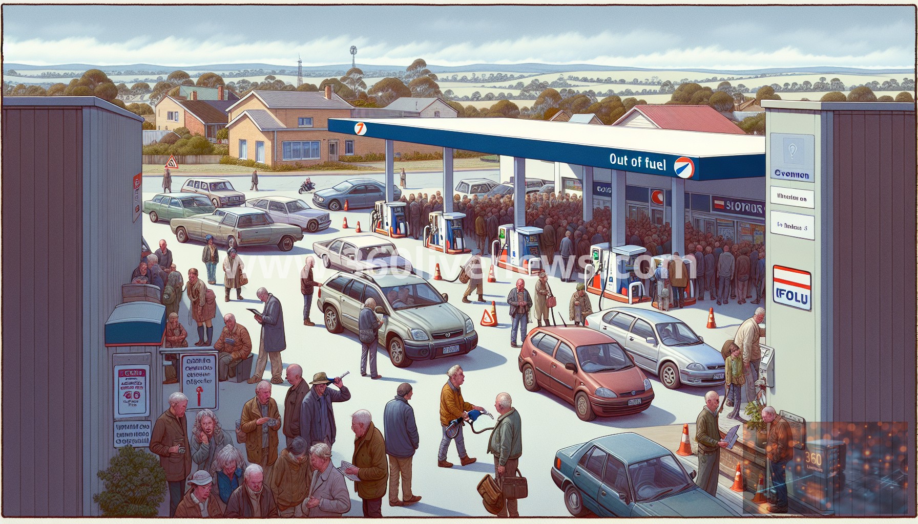 Robinvale and Hattah in Victoria's north-west declare fuel shortages, prompting calls for federal government support