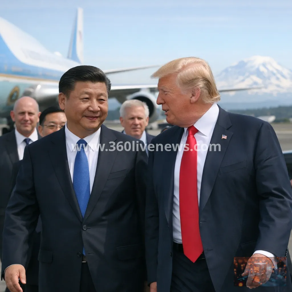 Xi Jinping arrives in Washington for Trump meeting as Taiwan and AI dominate agenda