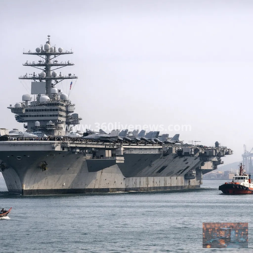 USS Abraham Lincoln arrives in Thailand after 286 days at sea