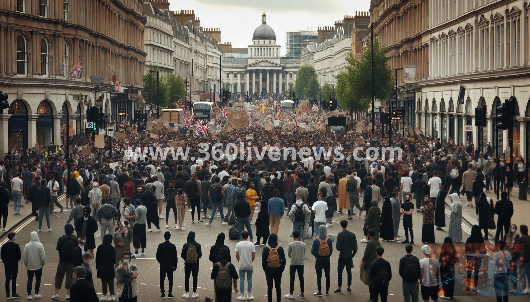 Al Quds Day demonstration in London draws 12,000 participants amid heightened tensions and significant police presence