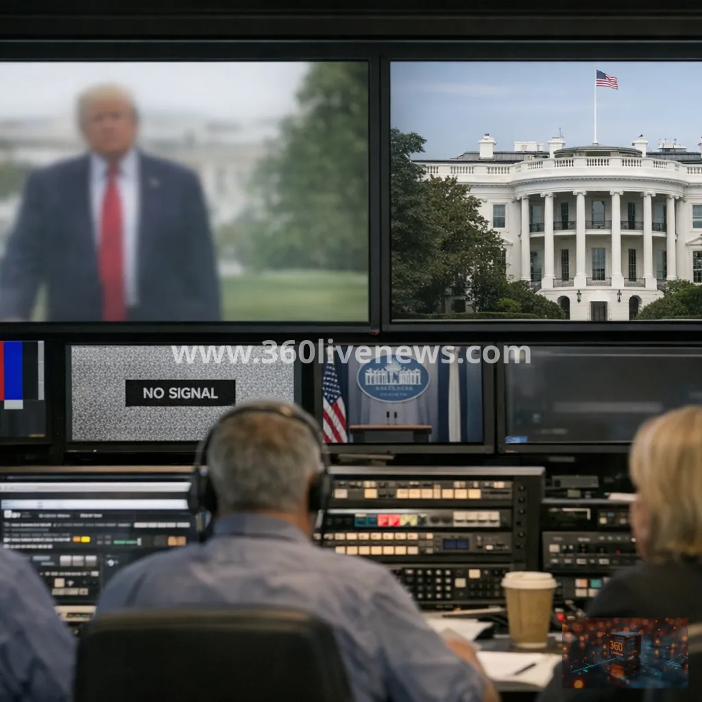 Major US networks suspend Trump coverage after White House access ban