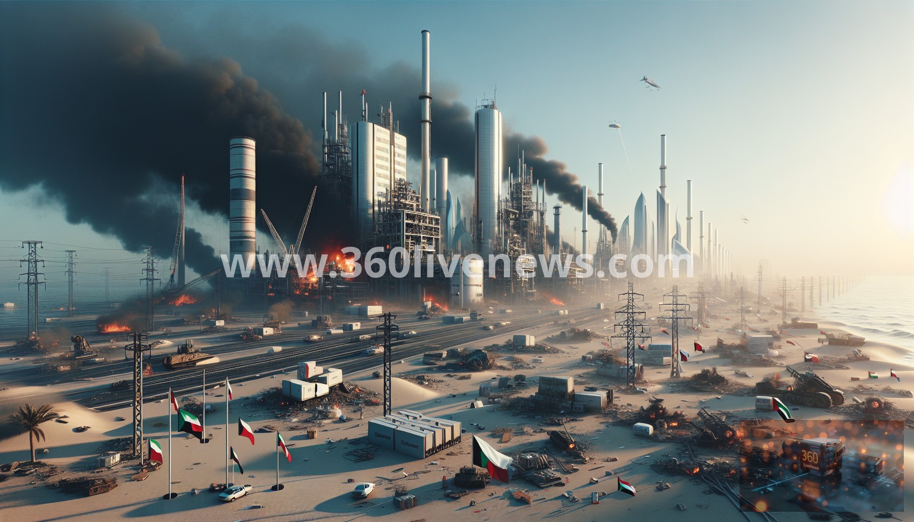 Iranian Forces Attack Critical Infrastructure in Gulf Region, Causing Significant Damage in UAE, Bahrain, and Kuwait