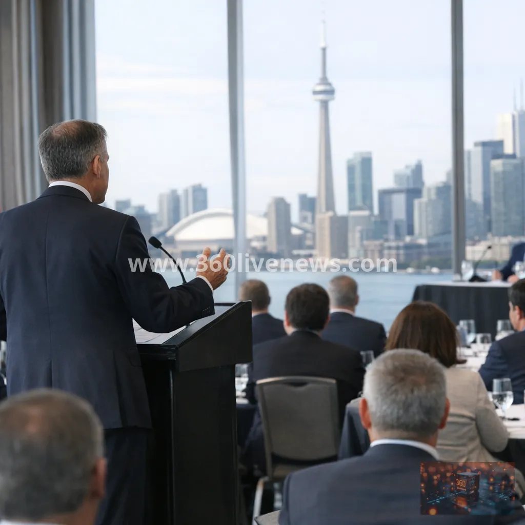 Carney pitches Canada as a safe harbour for global finance at Toronto investment summit