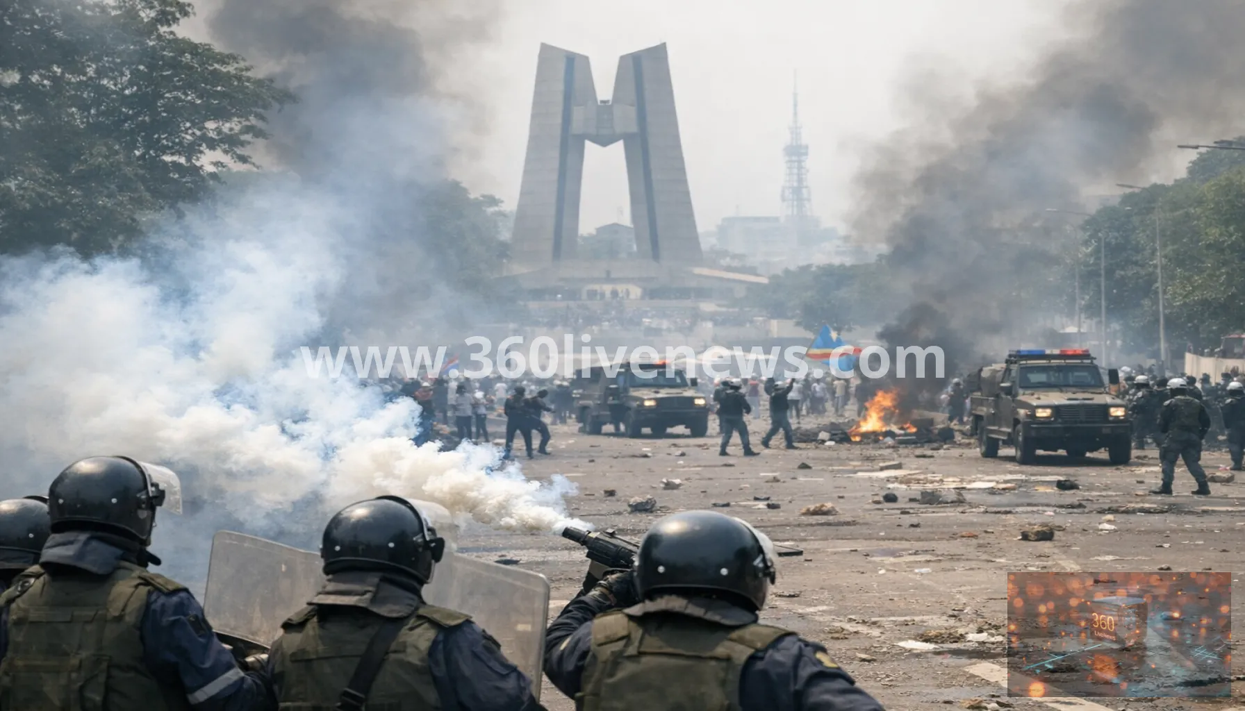 Clashes at Kinshasa rally over proposed DRC term-limit change