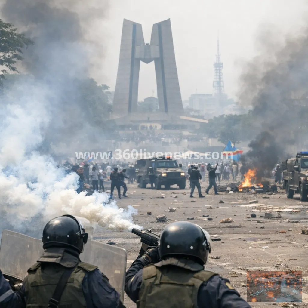 Clashes at Kinshasa rally over proposed DRC term-limit change