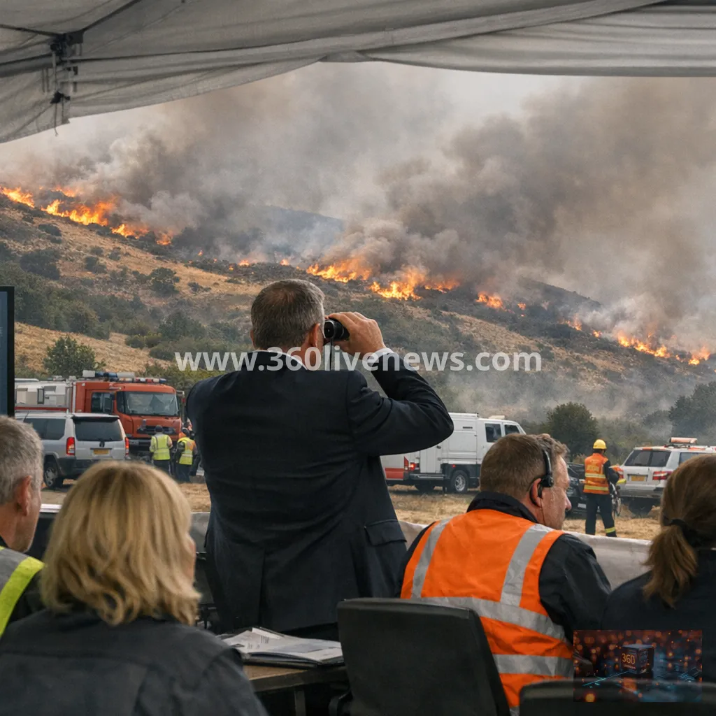Wales activates crisis management as multiple wildfires burn and aerial support is unavailable