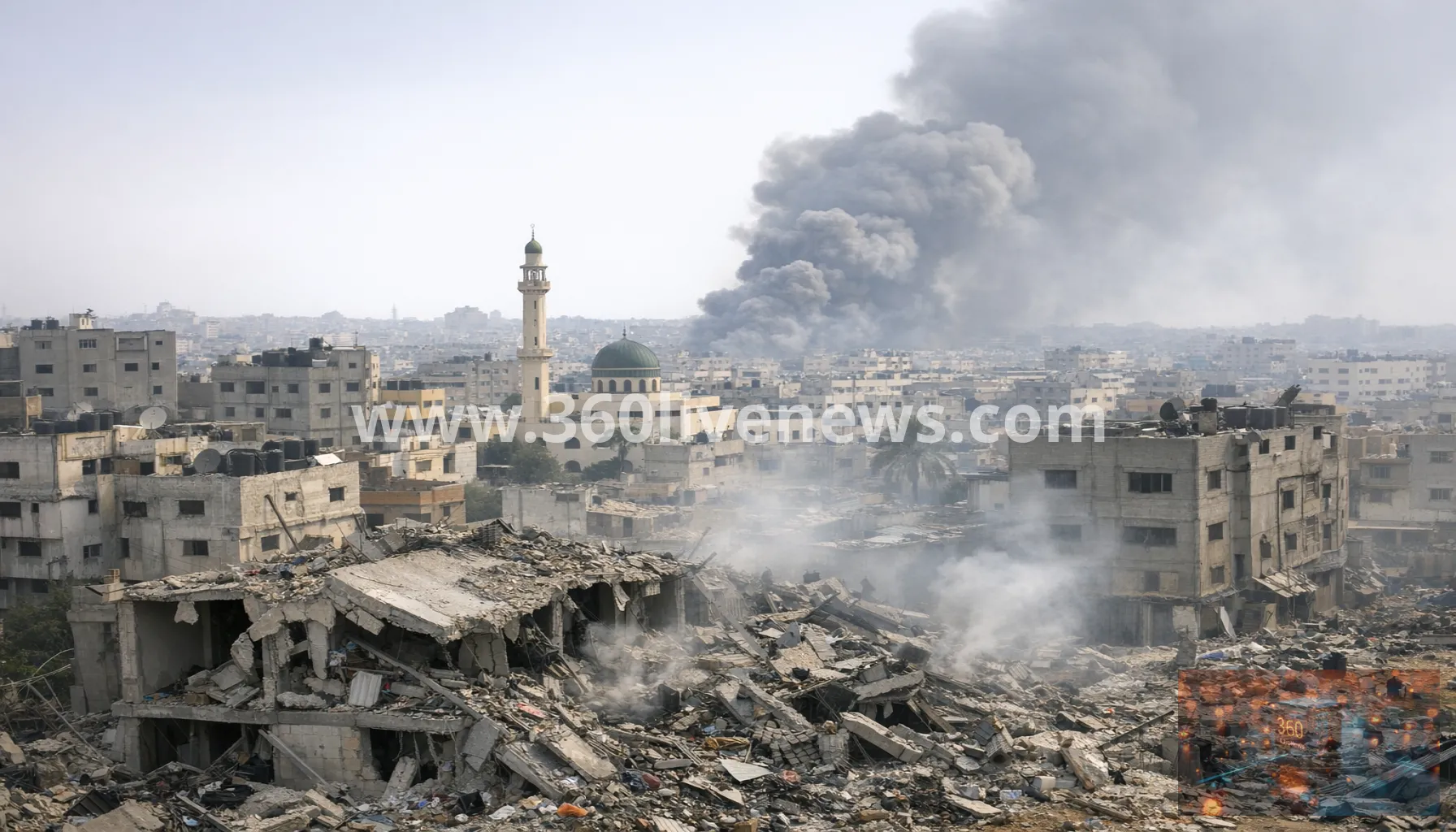 Israeli strikes in Gaza kill 12, including family of six, as ceasefire efforts stall