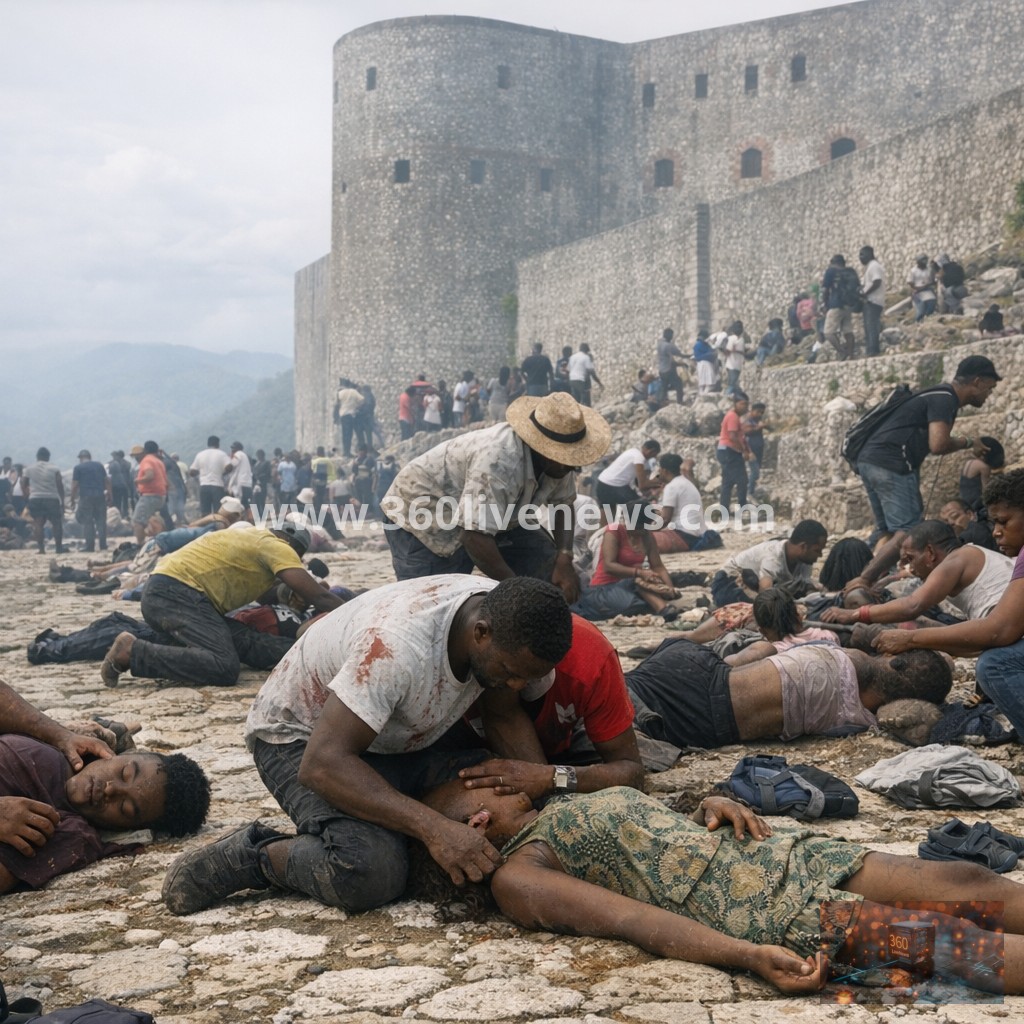 At least 25 dead in stampede at UNESCO Citadelle Laferrière in Haiti
