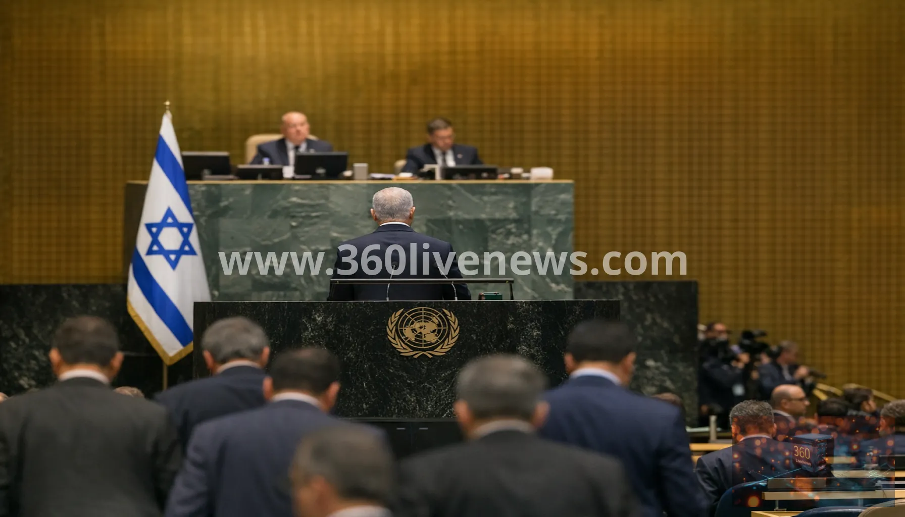 Netanyahu delivers defiant UN speech amid protests and walkouts in New York