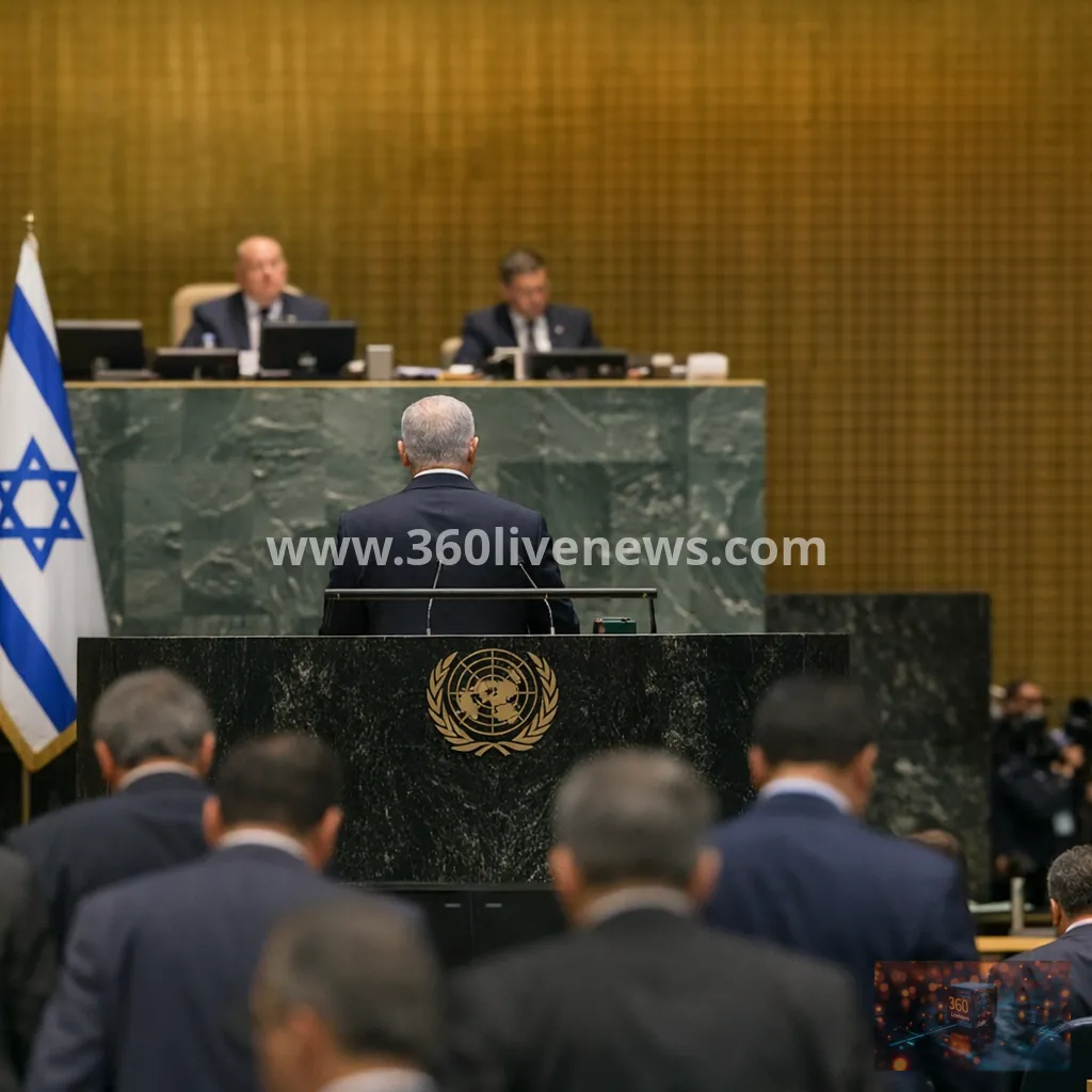 Netanyahu delivers defiant UN speech amid protests and walkouts in New York