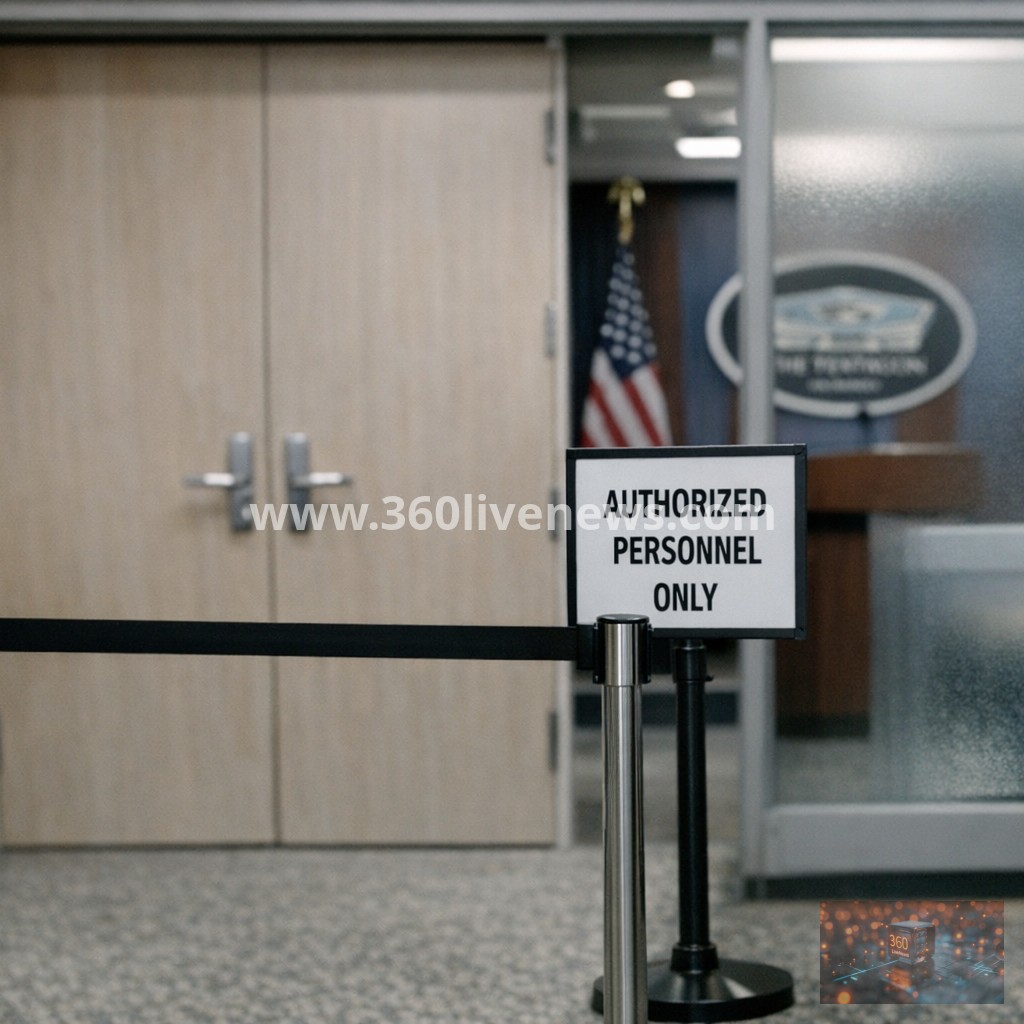 Pentagon bars journalists from entering press office after classified redesignation
