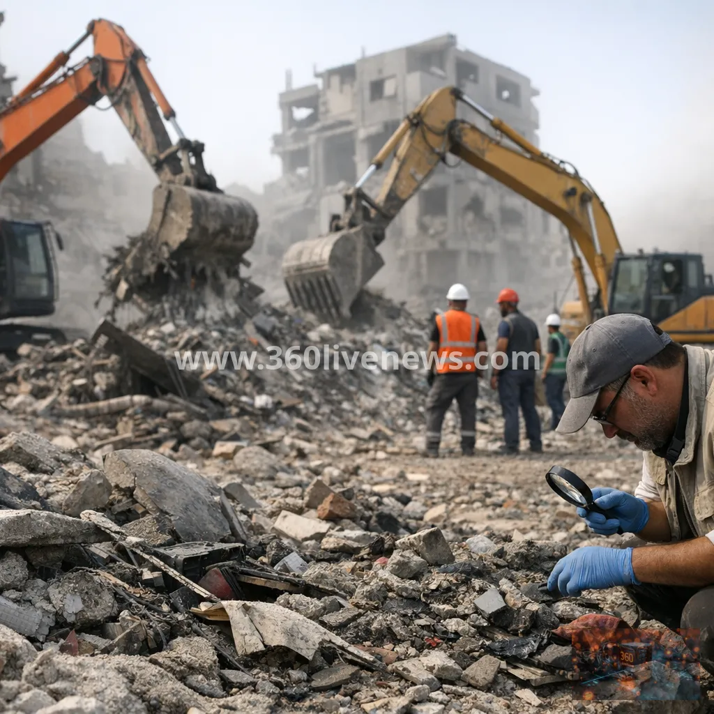 UN warns Gaza rubble removal could destroy war-crimes evidence