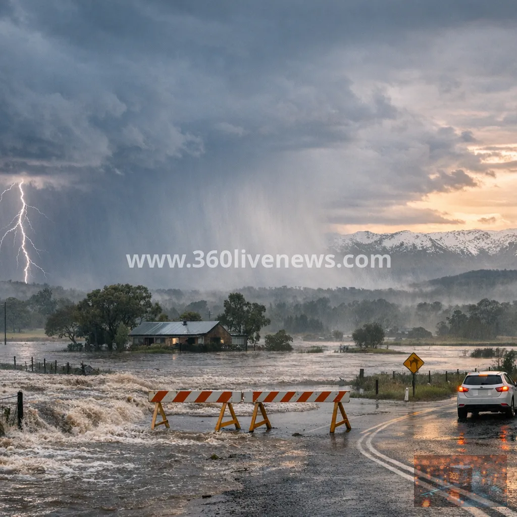 Powerful front to bring heat, thunderstorms, flooding and snow to eastern Australia