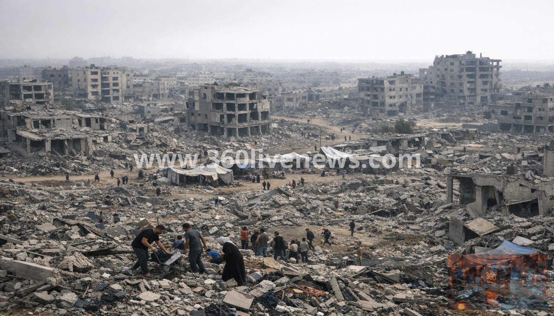 Gaza marks six months since ceasefire as violence continues, with over 72,000 deaths reported since hostilities began