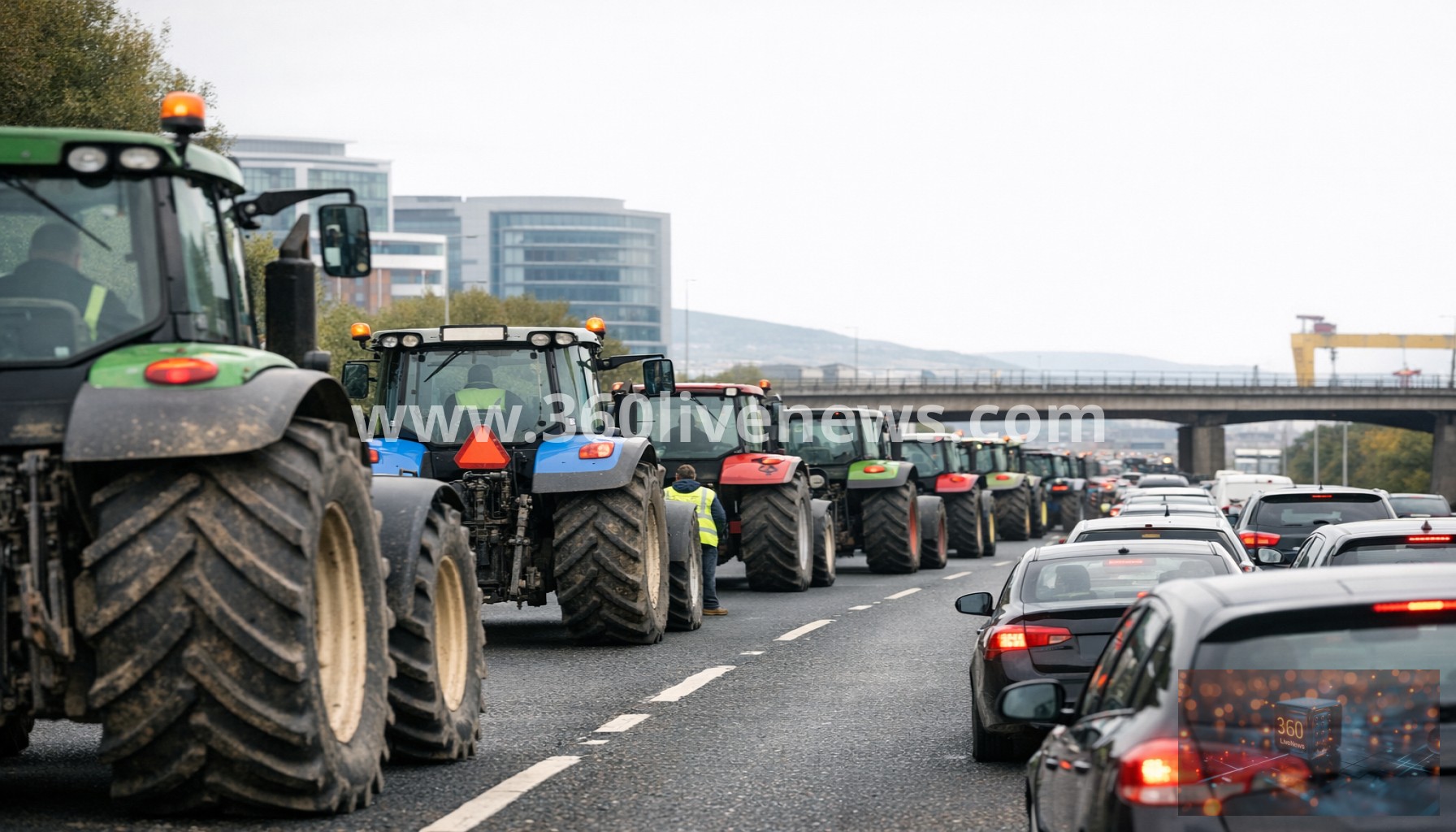 Fuel Price Protests Disrupt Traffic in Belfast