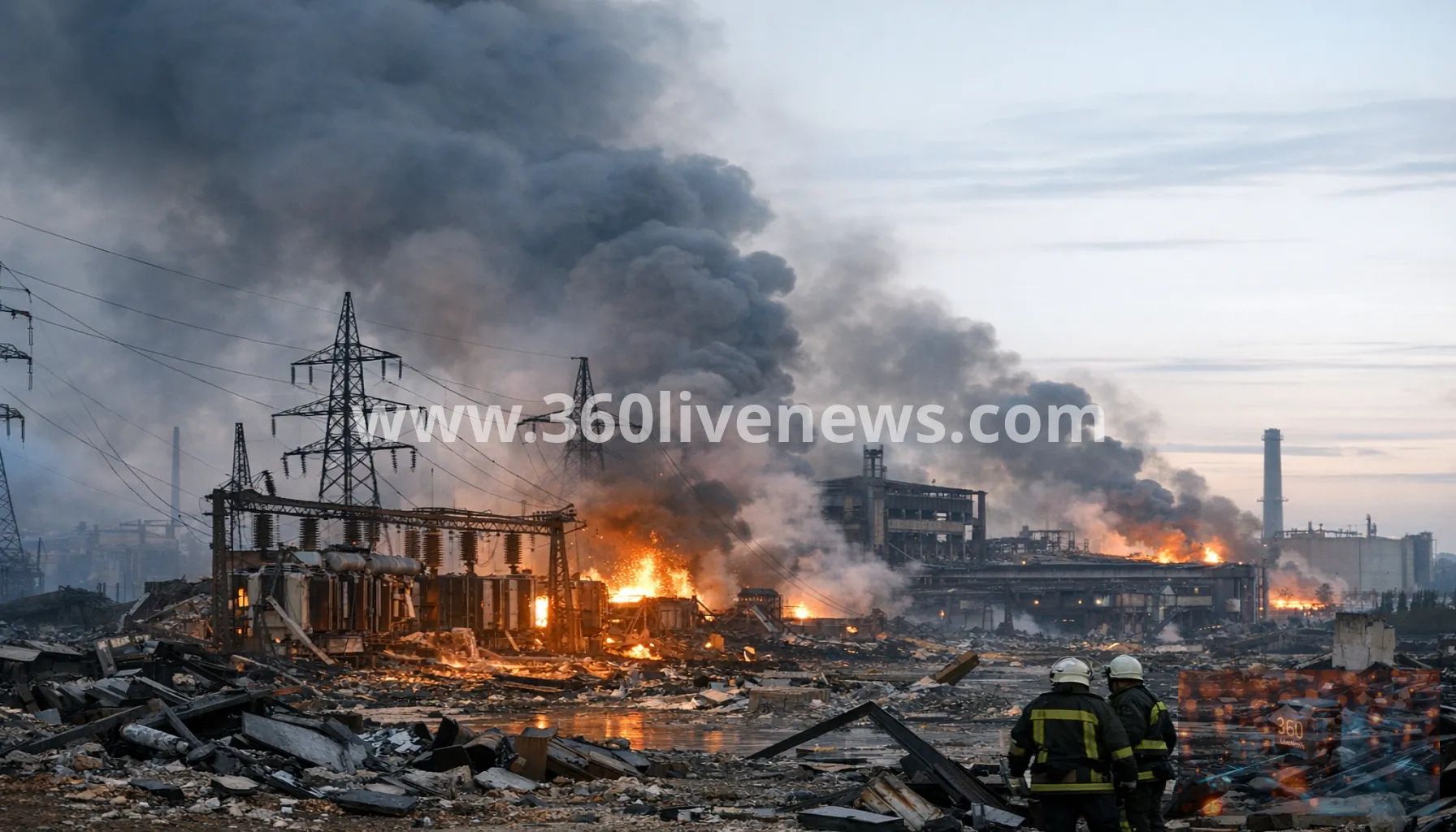 Russian overnight strikes hit Ukraine's industrial and energy infrastructure
