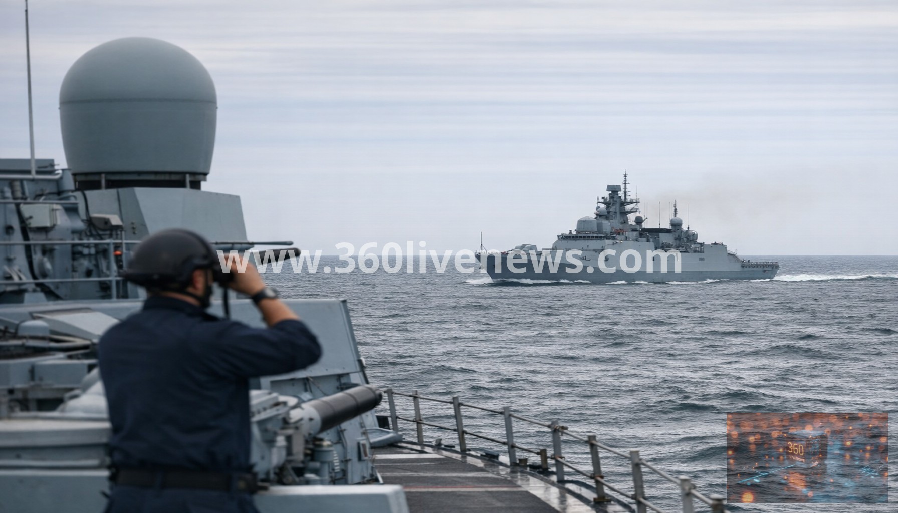 Royal Navy tracks Russian frigate off UK coast for a month