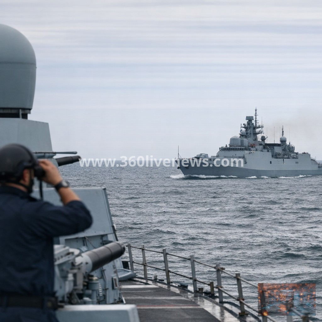 Royal Navy tracks Russian frigate off UK coast for a month