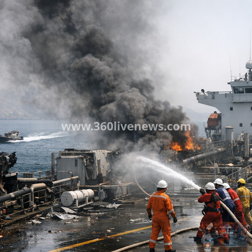 Attack on French cargo ship in the Strait of Hormuz