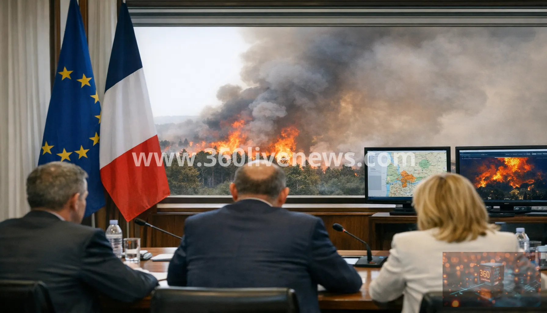 Gironde wildfires intensify as France braces for 40C heatwave