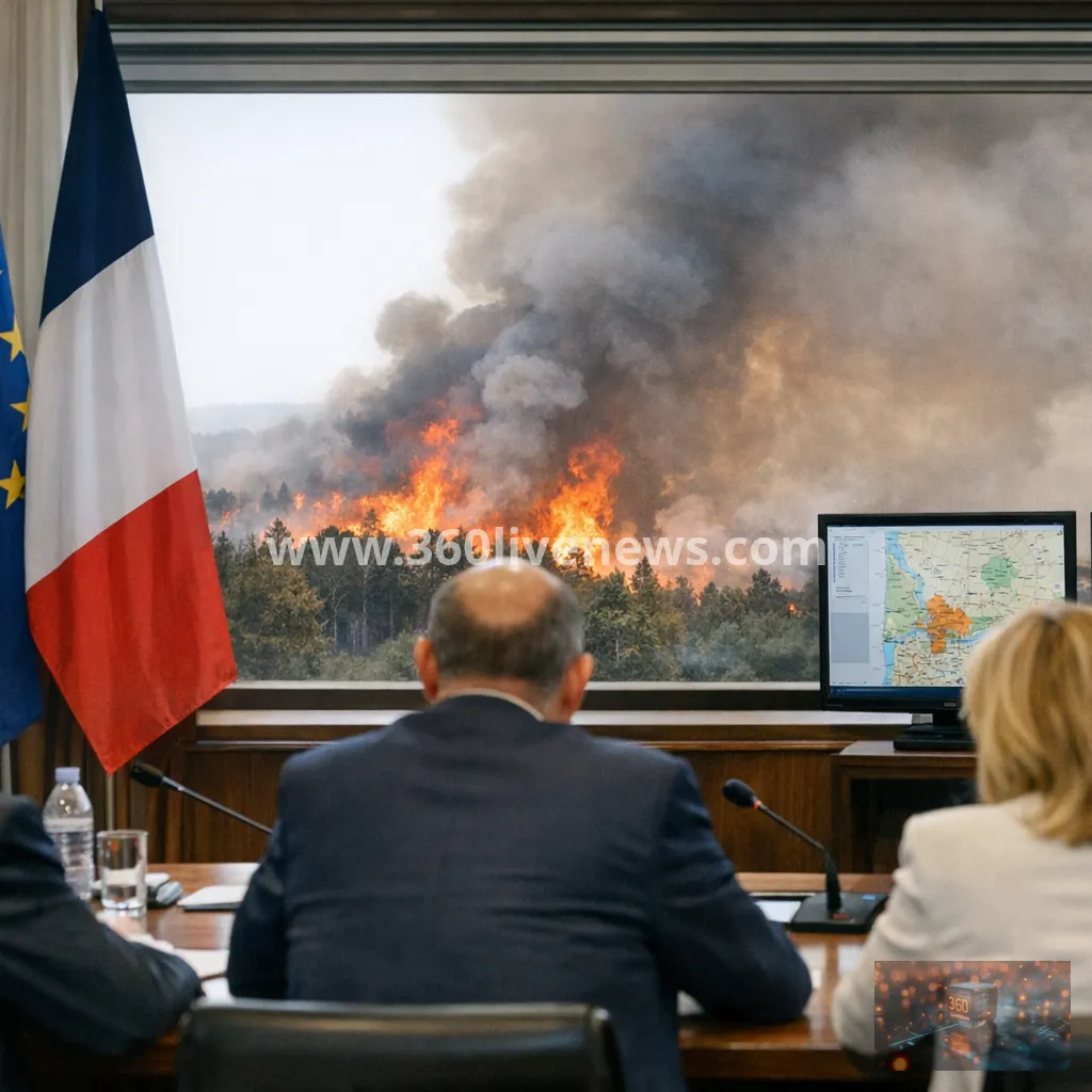 Gironde wildfires intensify as France braces for 40C heatwave