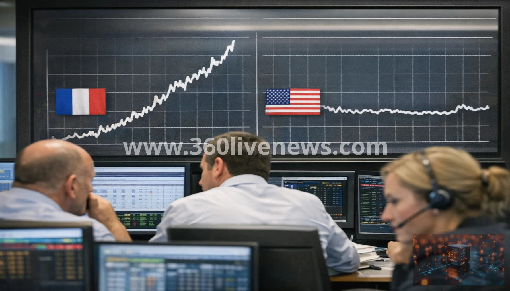 French borrowing costs overtake US amid budget turmoil