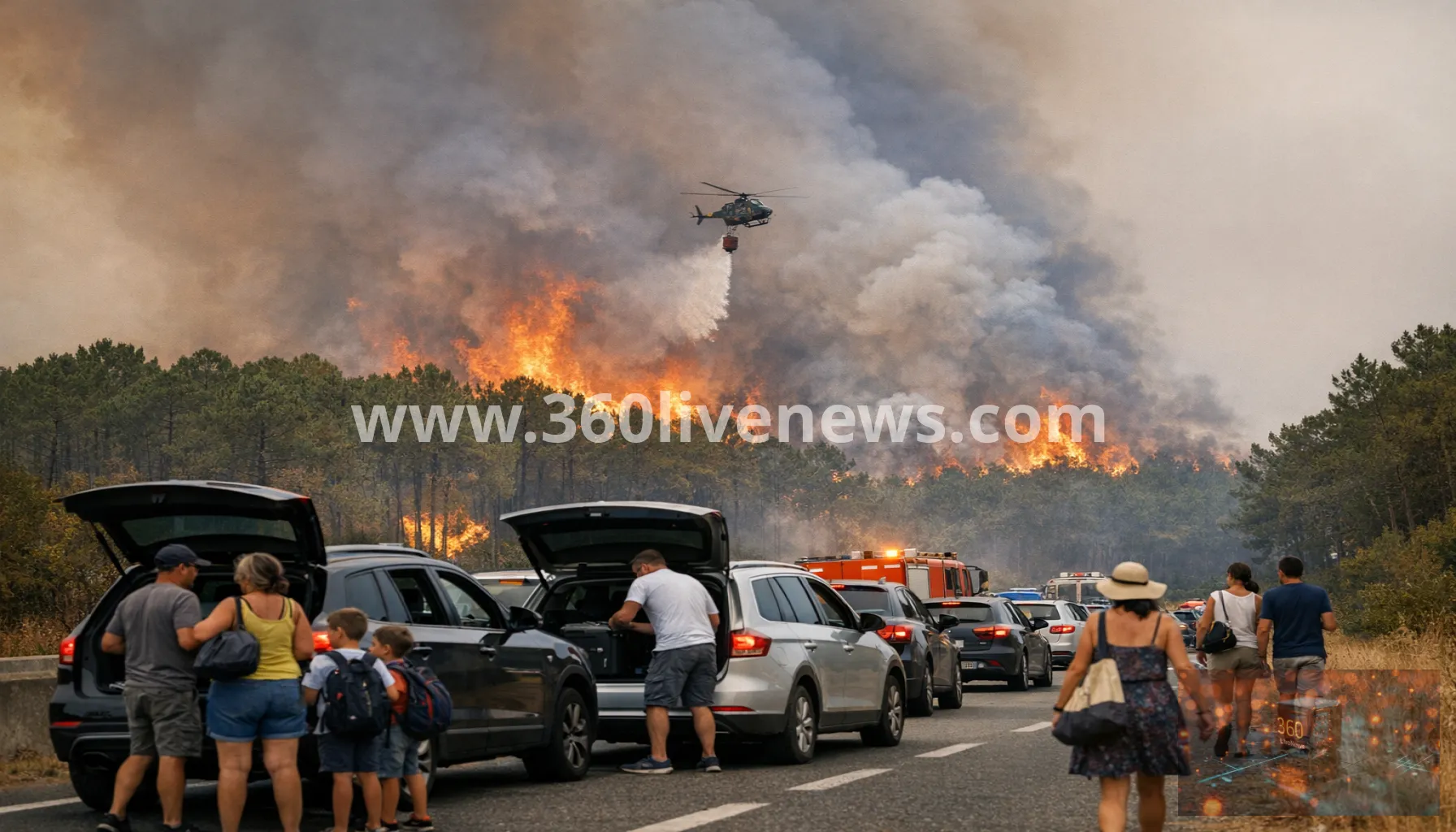 France and Spain brace for worsening wildfires as new heatwave hits