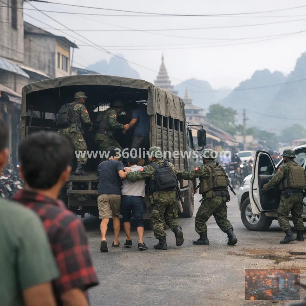 Myanmar junta recruitment quotas drive street abductions in Hpa-An