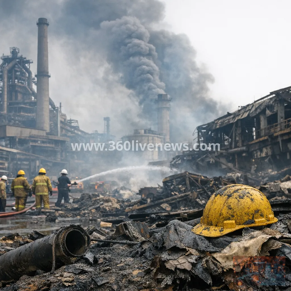 India: Preliminary probe says trapped gases caused deadly blast at Visakhapatnam Steel Plant