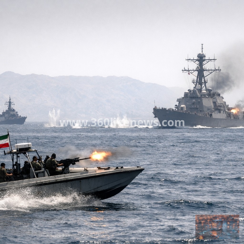 UAE says it intercepted Iranian missiles and drones amid Strait of Hormuz tensions