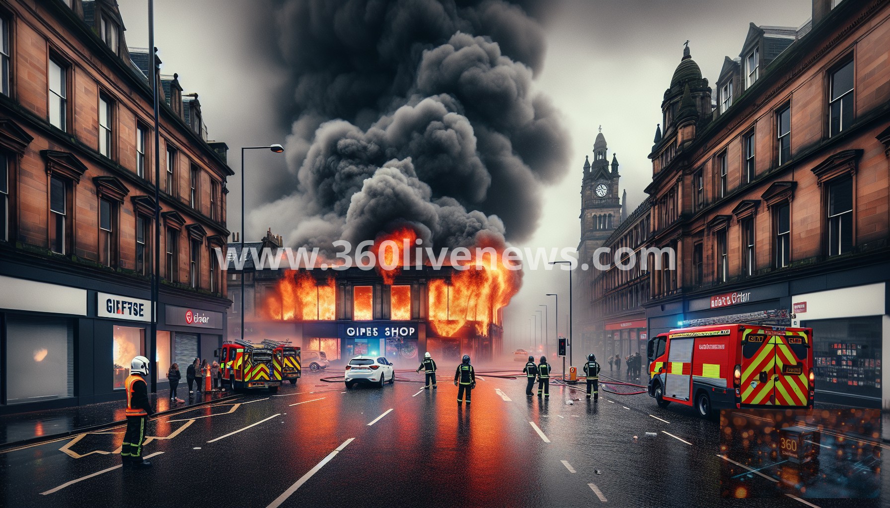 Fire at vape shop leads to closure of Glasgow Central Station and extensive damage to adjacent building