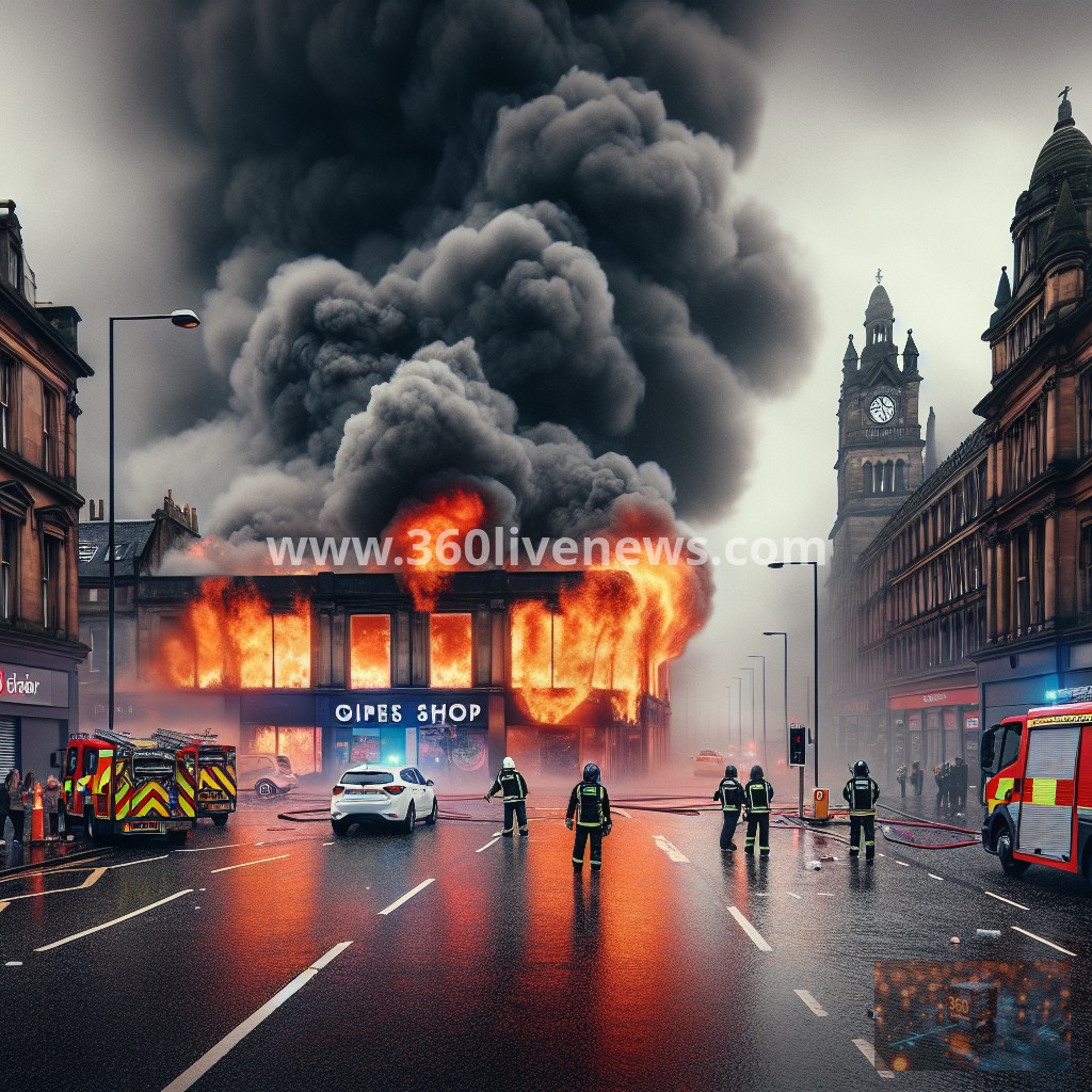Fire at vape shop leads to closure of Glasgow Central Station and extensive damage to adjacent building