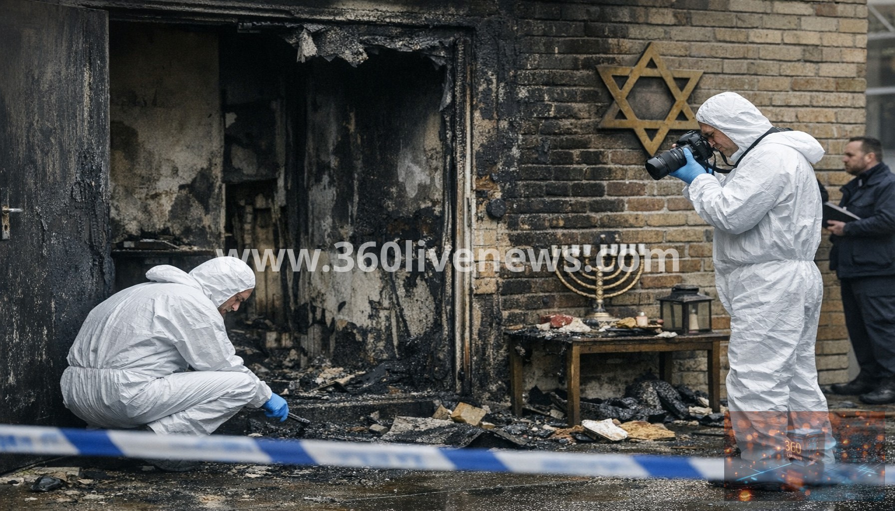 British Police Investigate Arson Attacks on Jewish Sites