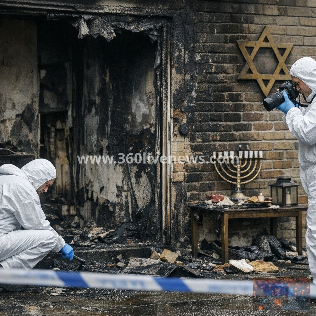 UK Police Investigate Iran-Linked Arson Attacks on Jewish Sites in London