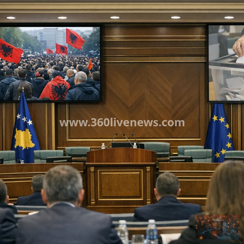 Kosovo political deadlock deepens amid protests over KLA convictions and election risk