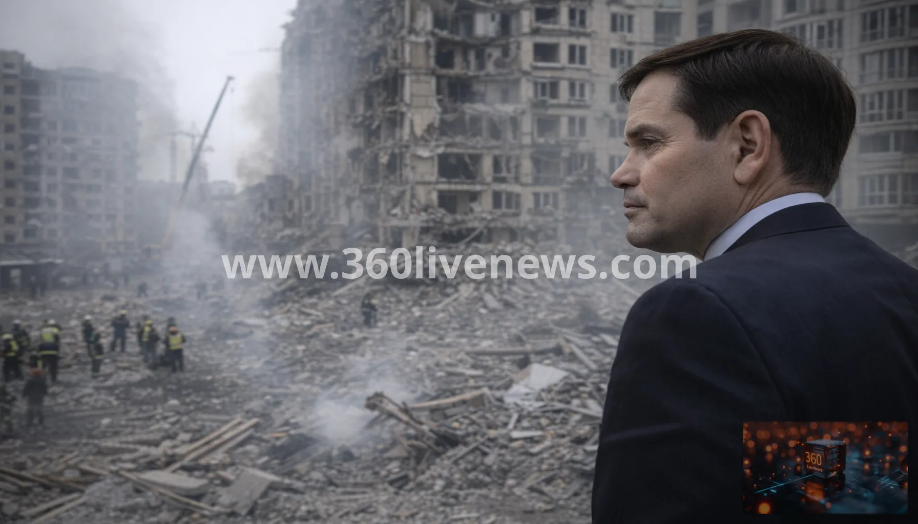Russia says it launched massive strike on Kyiv and surrounding region