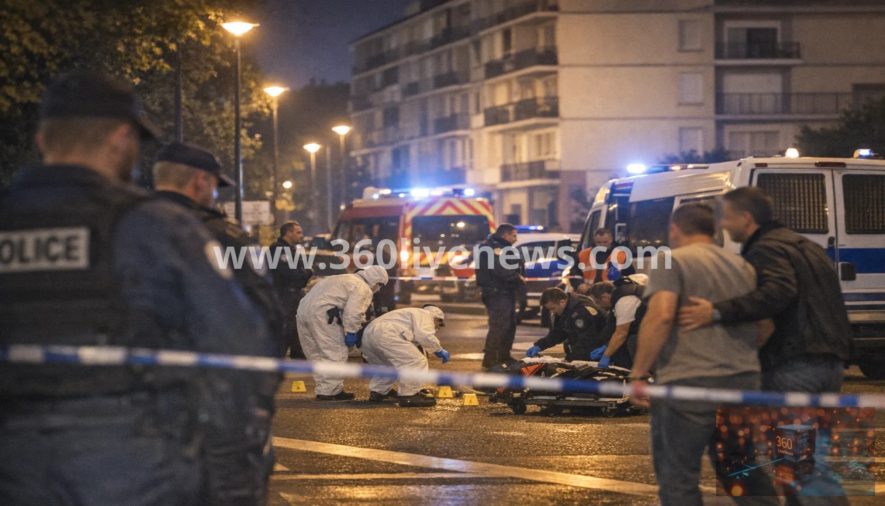 One dead and four injured after gunman opens fire in Paris suburb