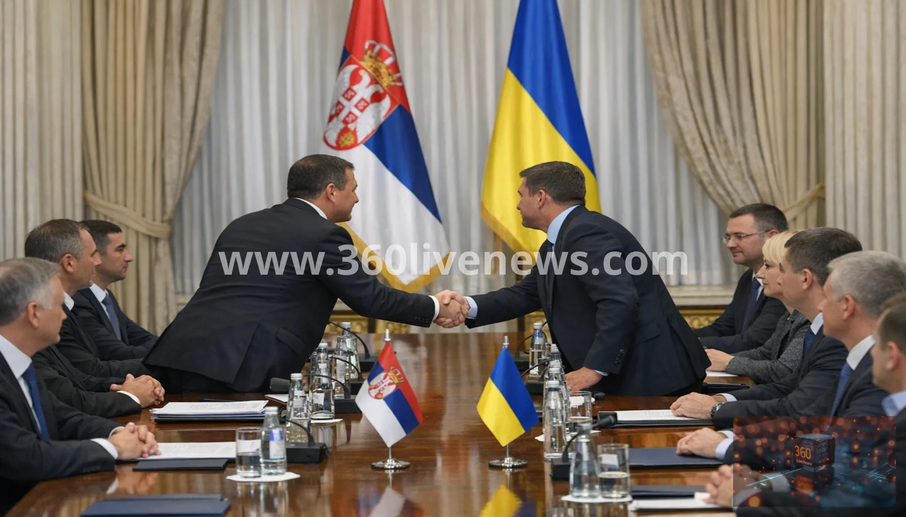 Serbia and Ukraine pledge closer economic ties, target free trade deal by year-end