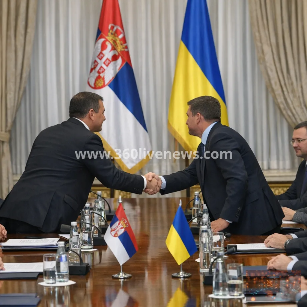 Serbia and Ukraine pledge closer economic ties, target free trade deal by year-end