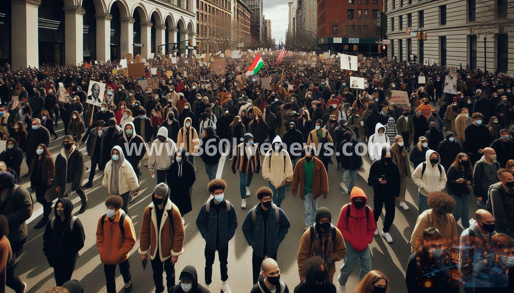Thousands March in Saint-Denis to Show Solidarity Against Racism Following Election of New Black Mayor