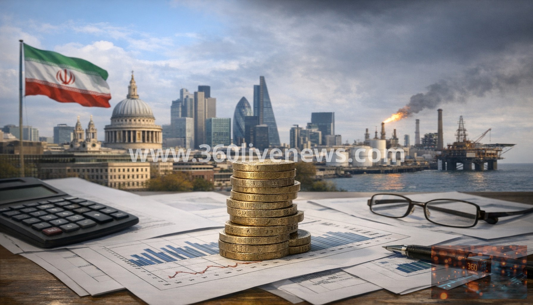 UK government borrowing falls but Iran war clouds economic outlook