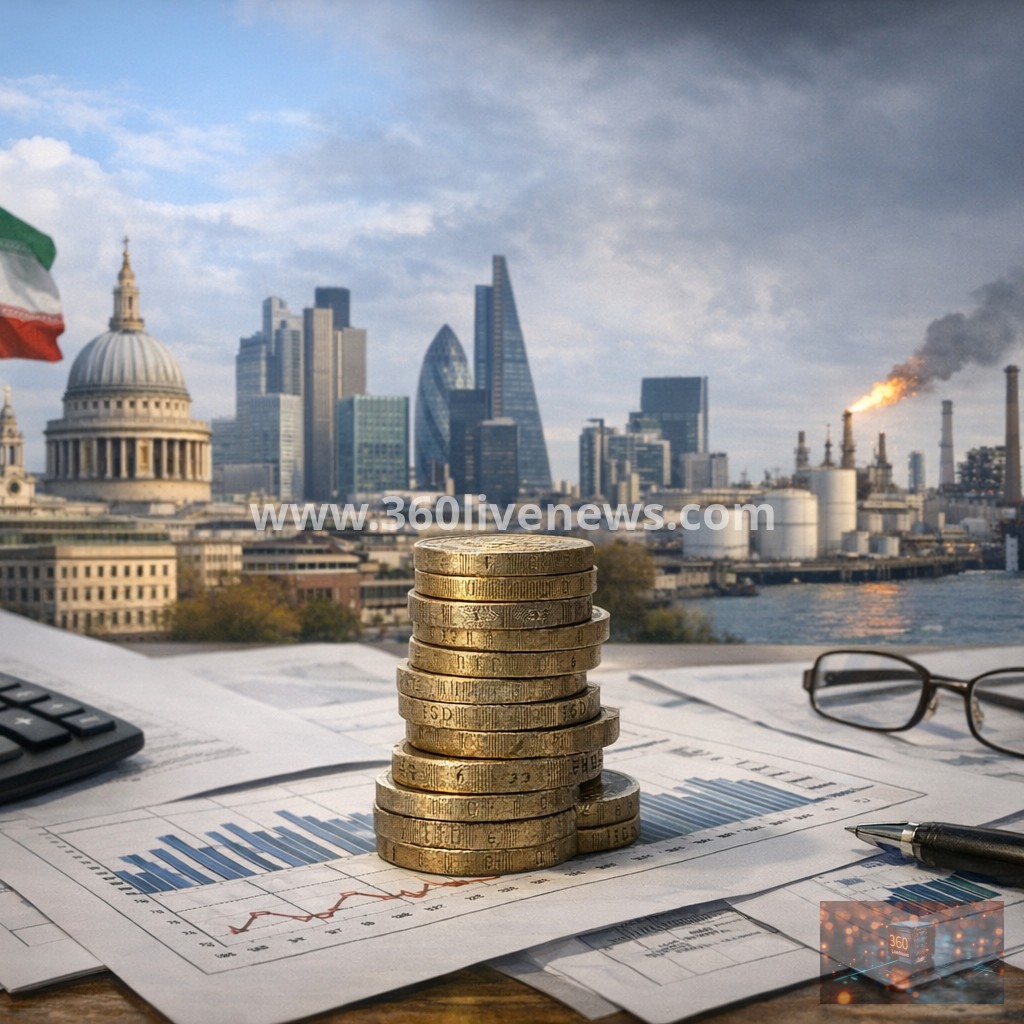 UK government borrowing falls but Iran war clouds economic outlook