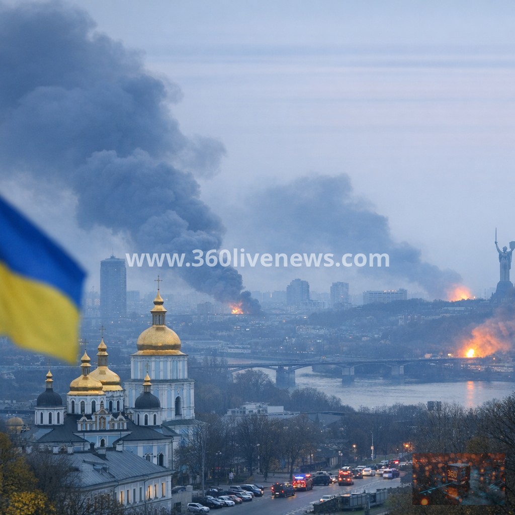 Death toll rises to 24 after large Russian drone and missile attack on Kyiv