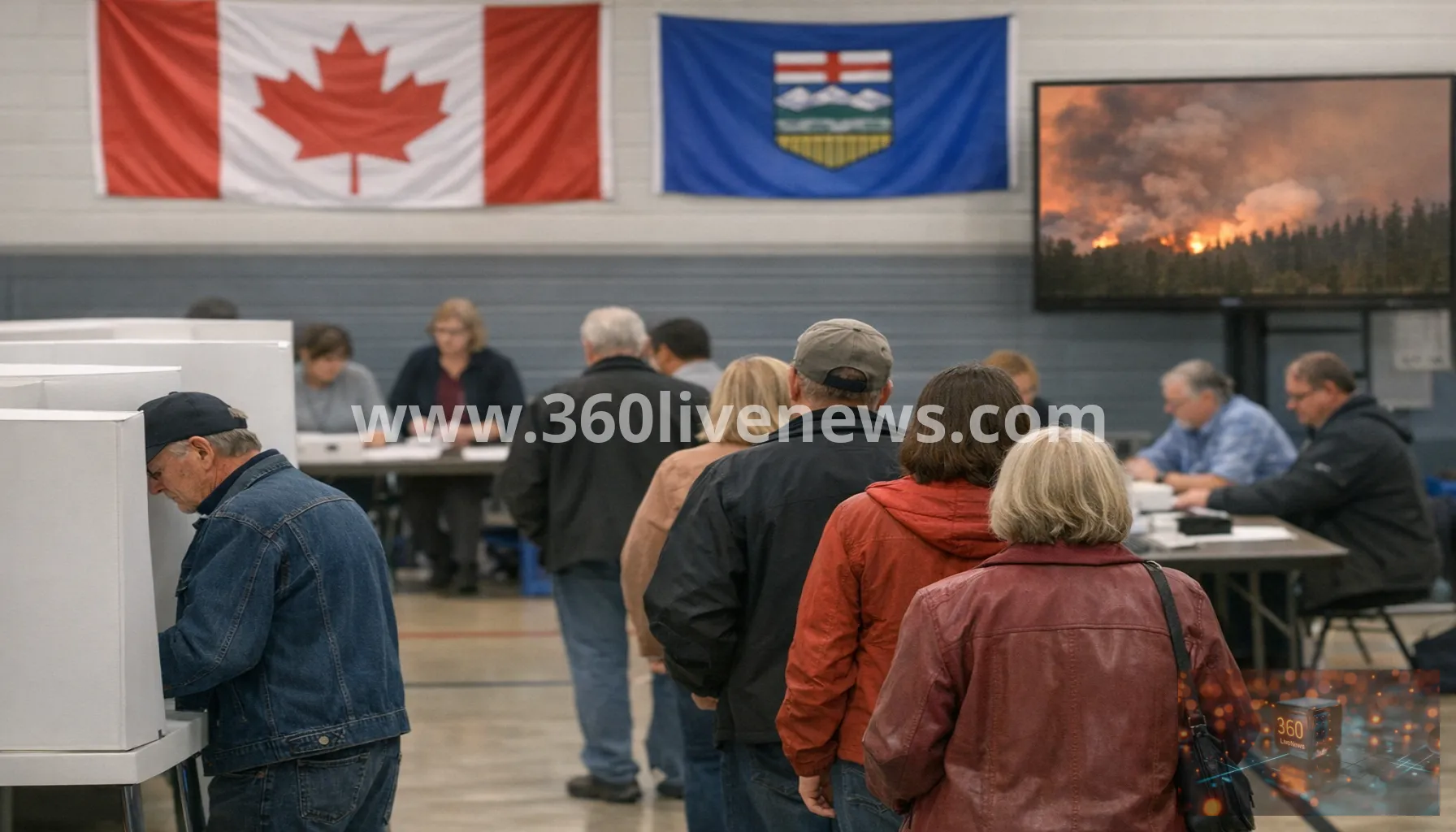 Alberta votes in referendum amid fallout from deadly CFB Wainwright fire