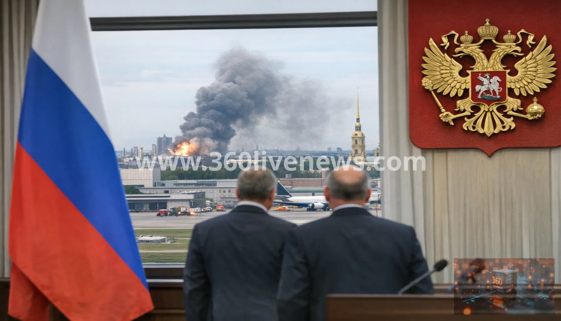 Ukrainian drone attack on St Petersburg kills 1 and hits oil and logistics sites