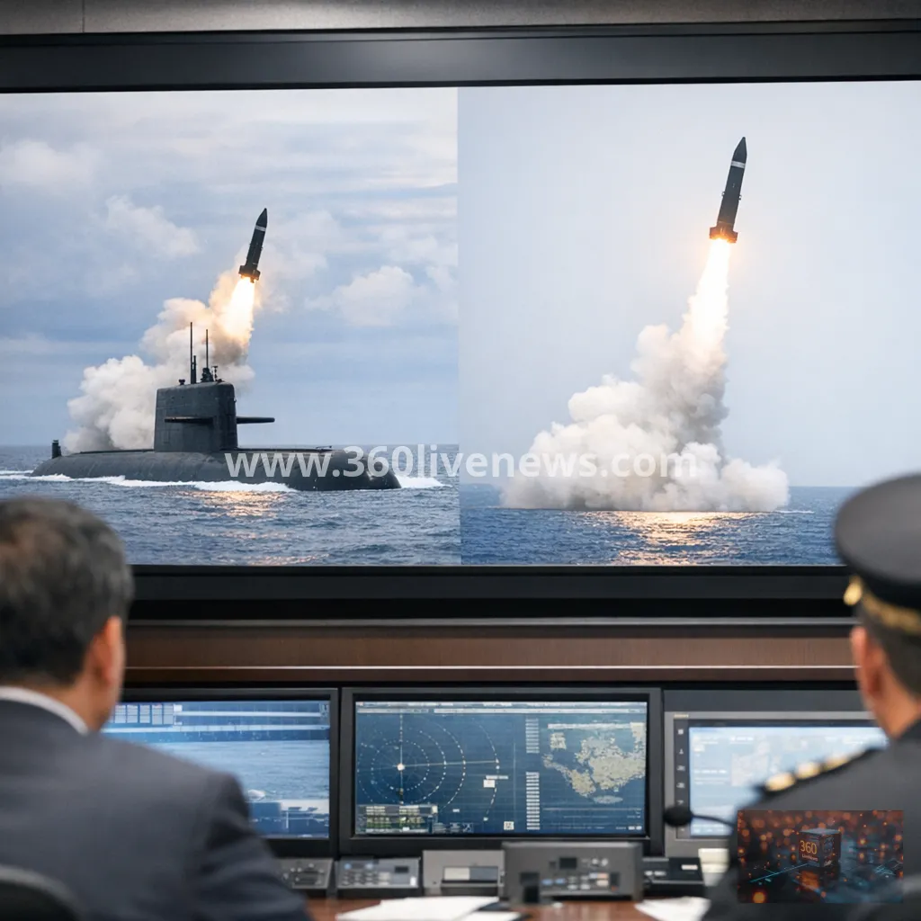 North Korea says it tested submarine-launched cruise missiles as missile race with South Korea intensifies