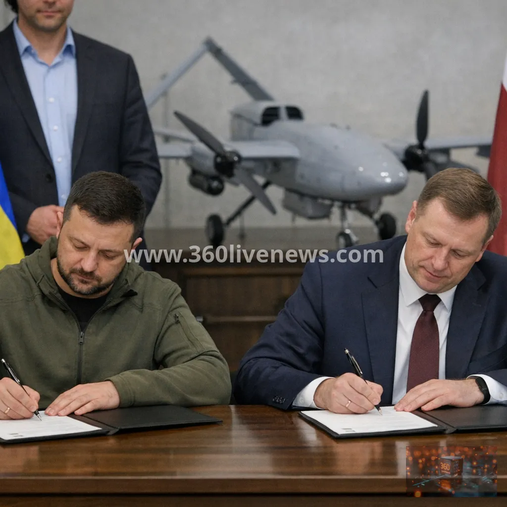 Ukraine and Latvia sign drone cooperation deal in Tallinn