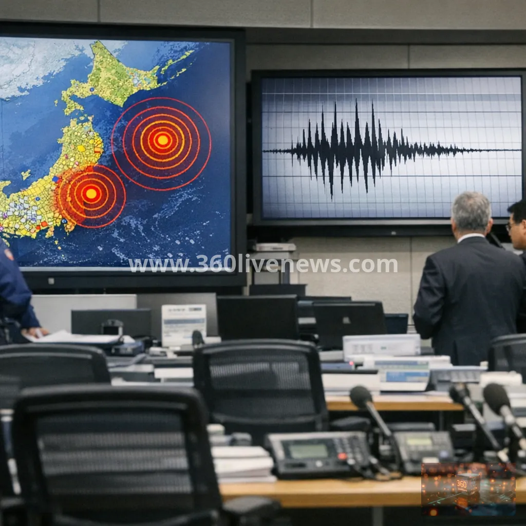 Two magnitude 5.9 earthquakes hit Japan's east and north, injuring at least 37