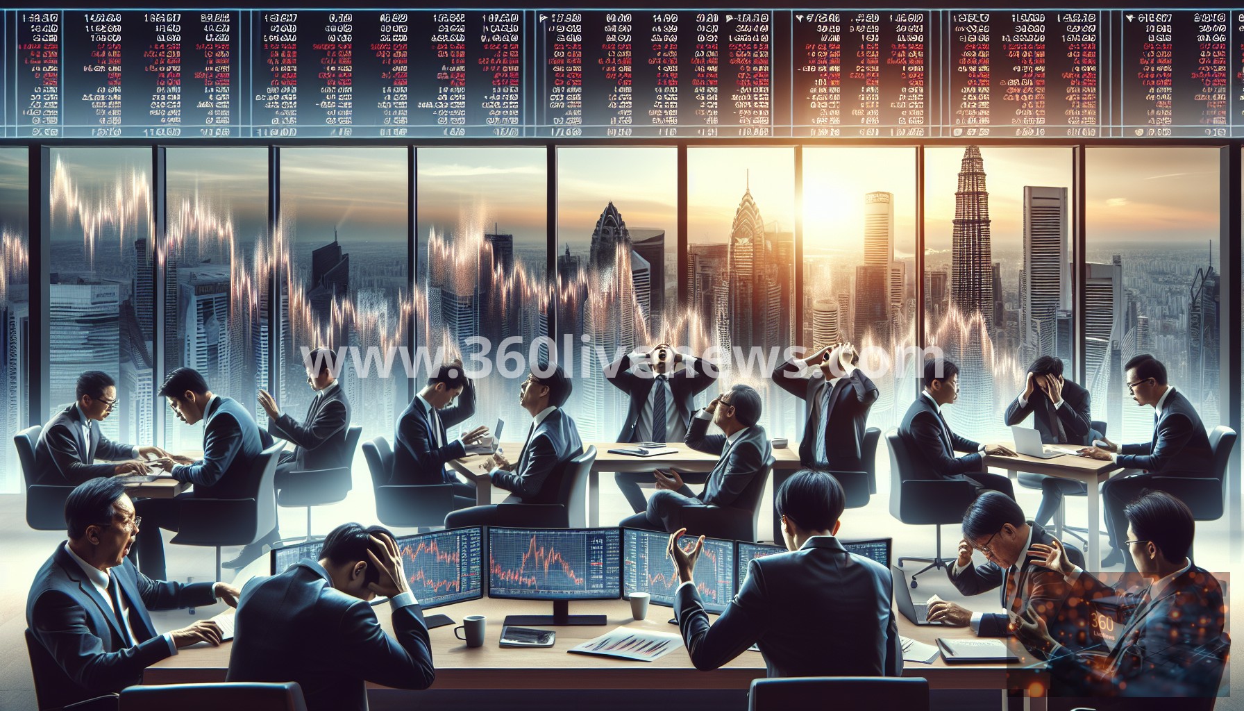 Asian stock markets decline sharply amid escalating US-Iran tensions